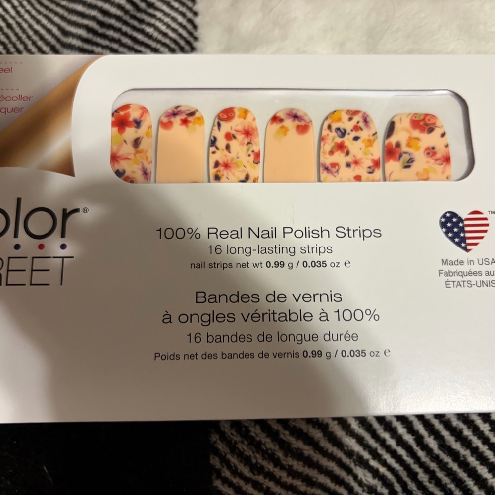 Color Street Floral Nail Polish Strips GOOD IMPRESSIONS